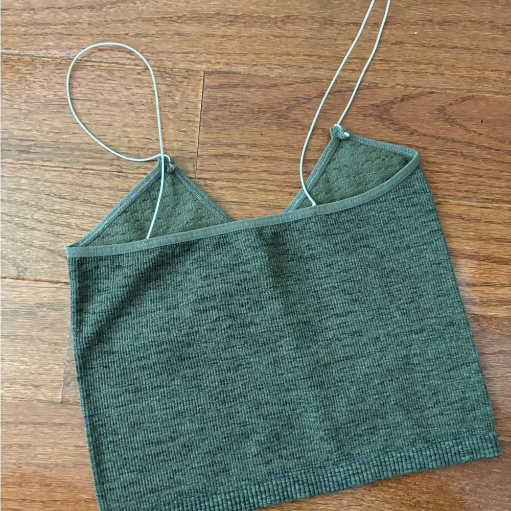 Intimately Free People green bungee strap crop brami tank